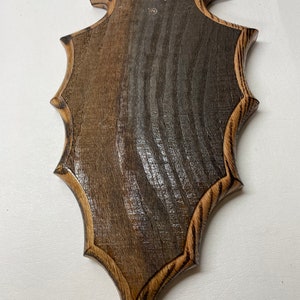 EuroRax barnwood slick finish plaque