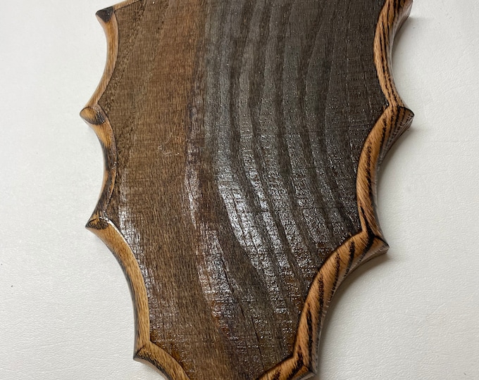 EuroRax barnwood slick finish plaque