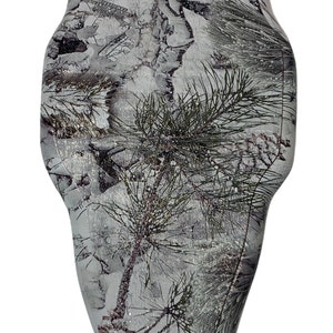 EuroRax rustic White Thunder Mountain Camo distressed plaque