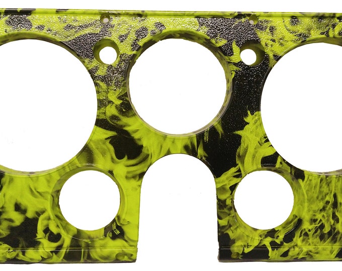 Custom Hydro Dipped Yellow Flames C10 GM Dash Bezzel 67-72