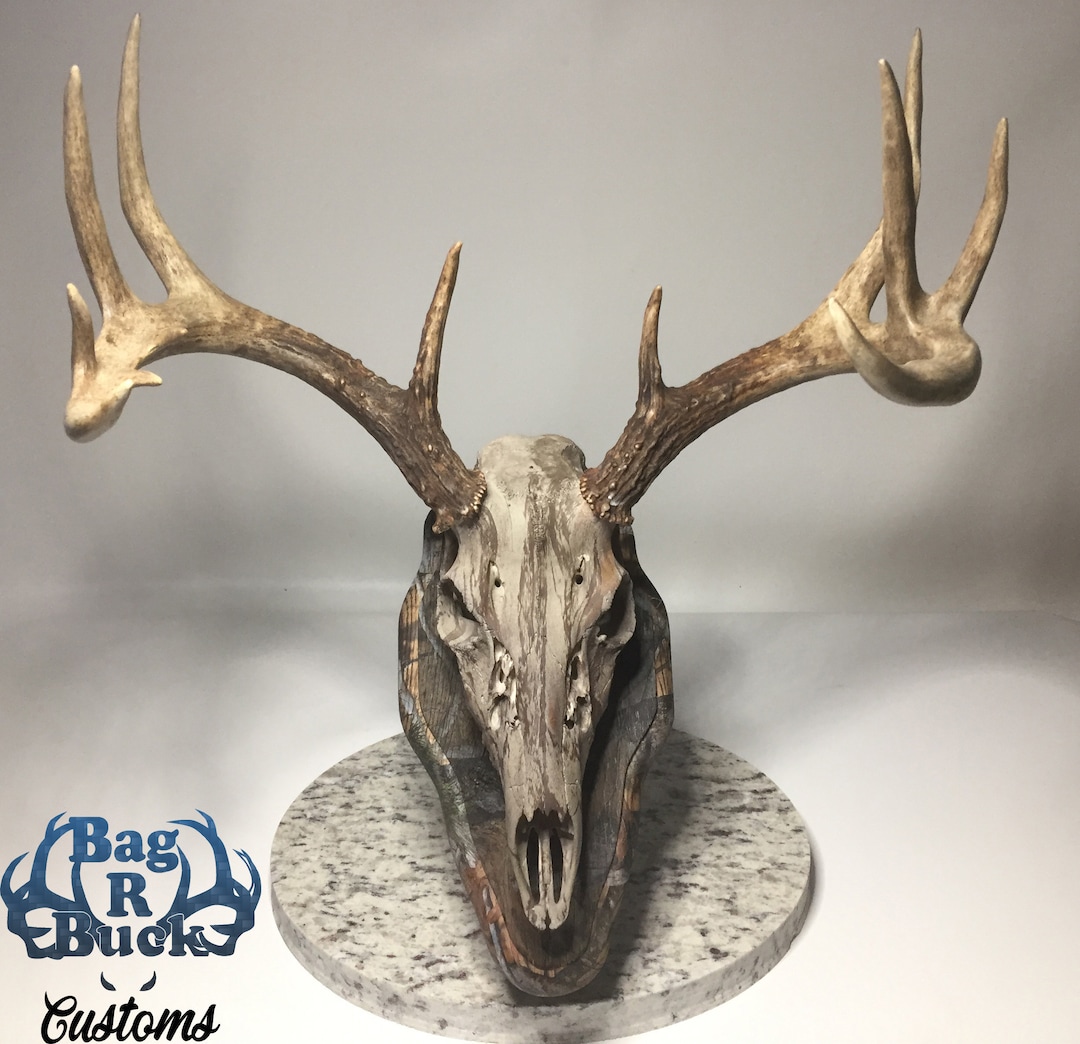 Bag R Buck Euro Rax Table Top Trophy Tree 11 Inch Camo Barnwood