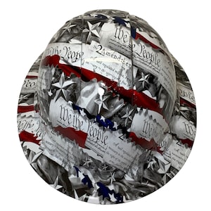 Hydro dip Hard Hat We The People Pyramex Ridgeline Protective