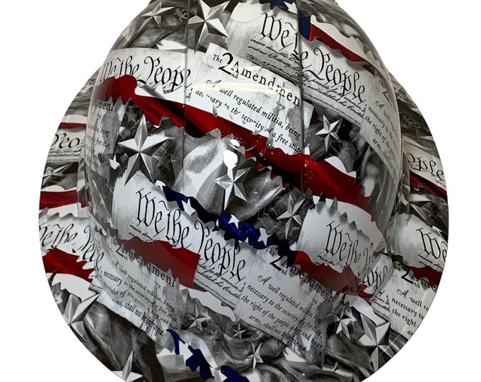 Hydro dip Hard Hat We The People Pyramex Ridgeline Protective