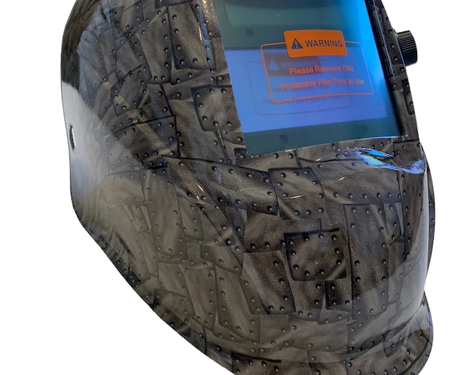 Hydro Dipped Custom Welding Helmet AUTO DARK WHAM10 Series Metal Rivots