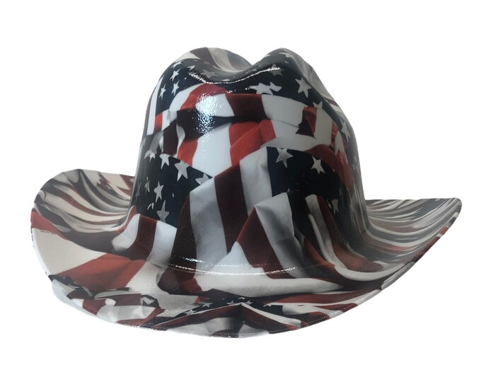 Custom Hydro Dipped Western Outlaw Orange Blue Gator skin