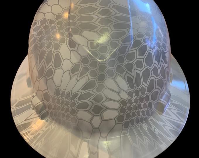 Custom Hydro Dipped Hard Hat Yeti Camo Ridgeline Full Brim