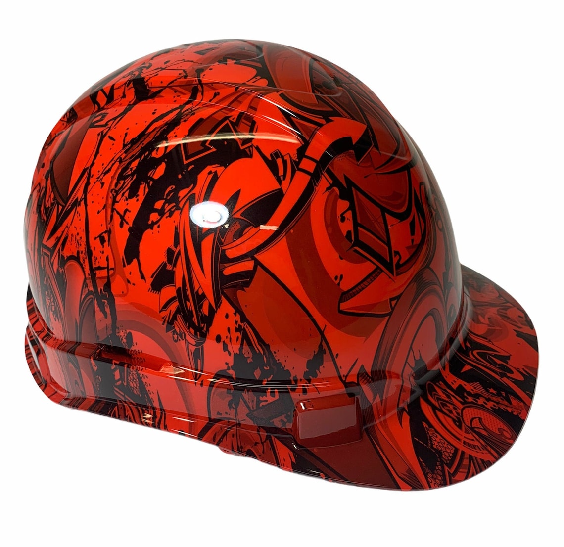 Custom Hydro Dip Hard Hat Ridgeline Cap Style Custom Red Etsy