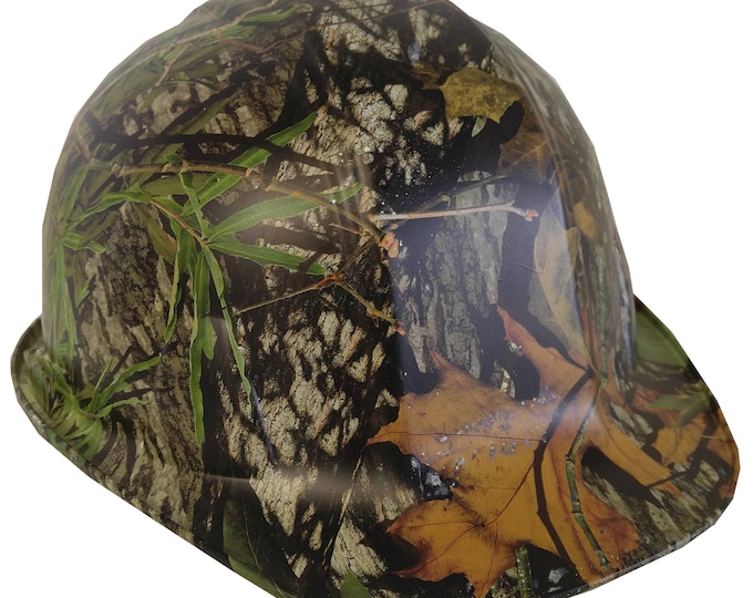 Hard Hat SL Series Cap Style Custom Hydro Dipped Mossy Oak Camo