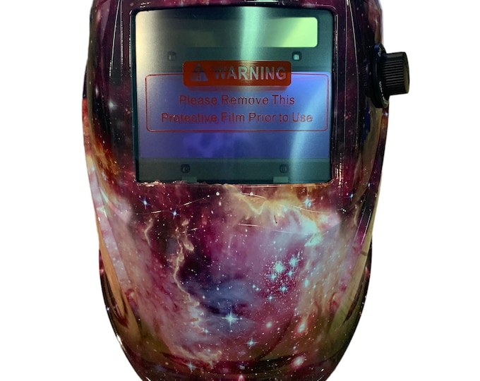 Hydro Dipped Custom Welding Helmet AUTO DARK WHAM10 Series Galaxy