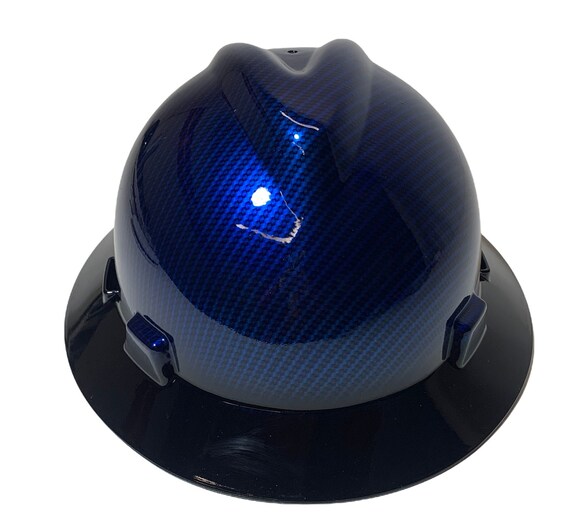 Blue carbon hotsell fiber hard hat