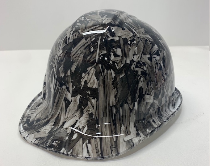 Hydro Dip Composite Carbon Fiber SL Series Ridgeline Cap Style Hard Hat