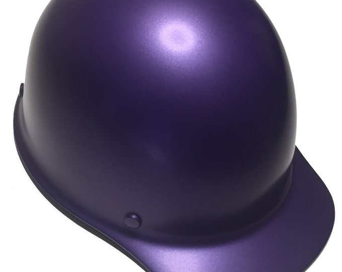 Custom Hard Hat Plum Crazy Purple MSA SkullGard Cap Style