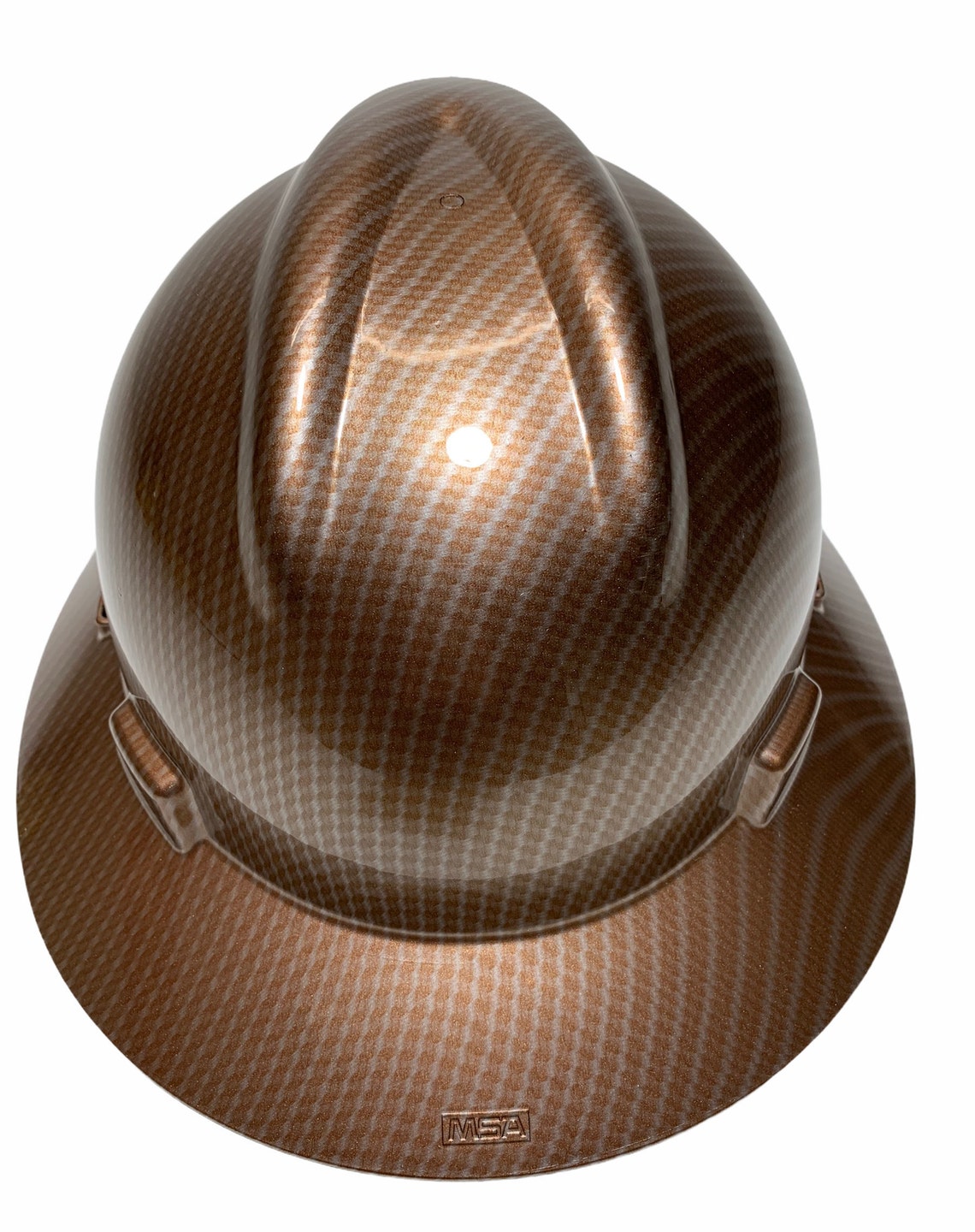 Custom Hard Hat Copper Carbon Fiber Hydro sumergió MSA VGard Etsy España