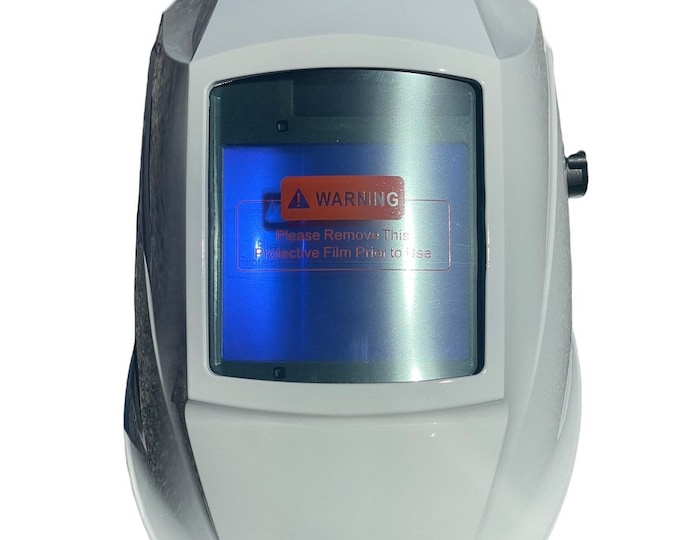 Custom Hydro Dipped Welding Mask WHAM30 Series Auto Dark White