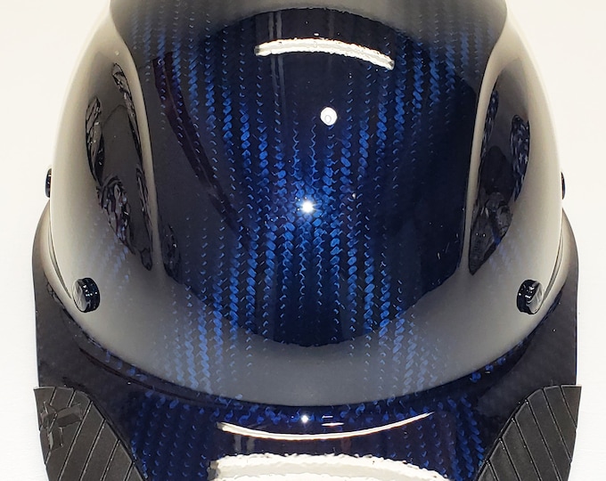 Custom Translucent Blue Lift Dax Carbon Fiber HDCC-17KG  Cap Style HardHat