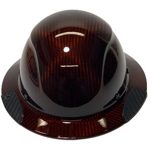 Benutzerdefinierte Translucent Orange Lift DAX Carbon Fiber HDC-15KG HardHat mit voller Krempe