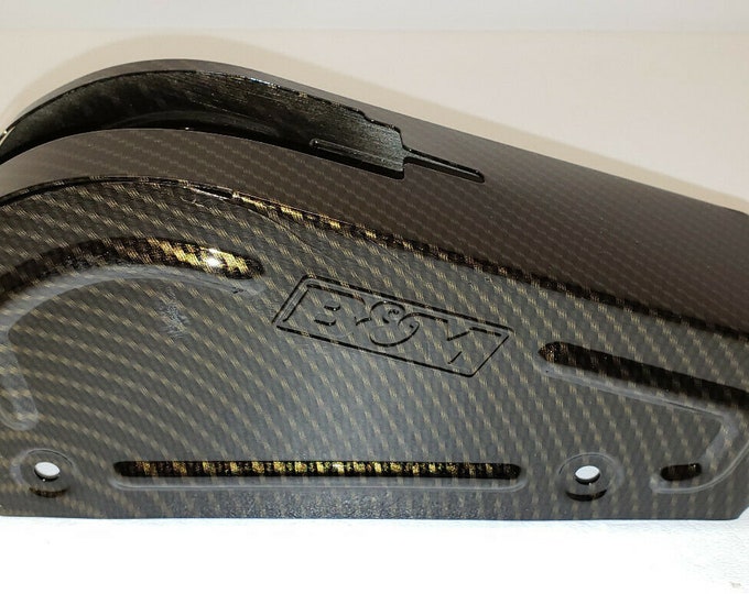 Custom B&M Shifter Covers Gold Carbon Fiber Hydo Dipped