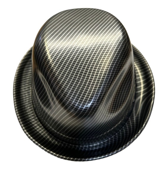 SPD German Carbon Fiber Look Low Profile Motorcycle Novelty Helmet – ABS Shell