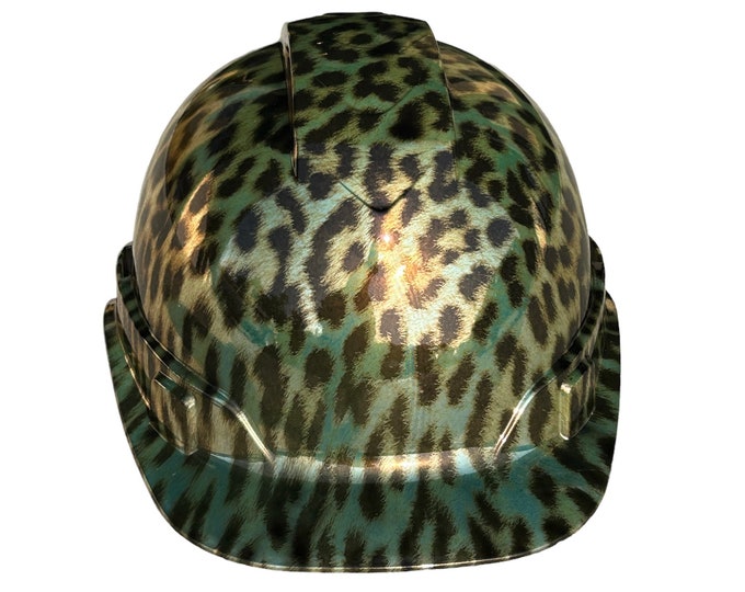 Hard Hat Ridgeline Cap Style Custom Chrome Cheetah