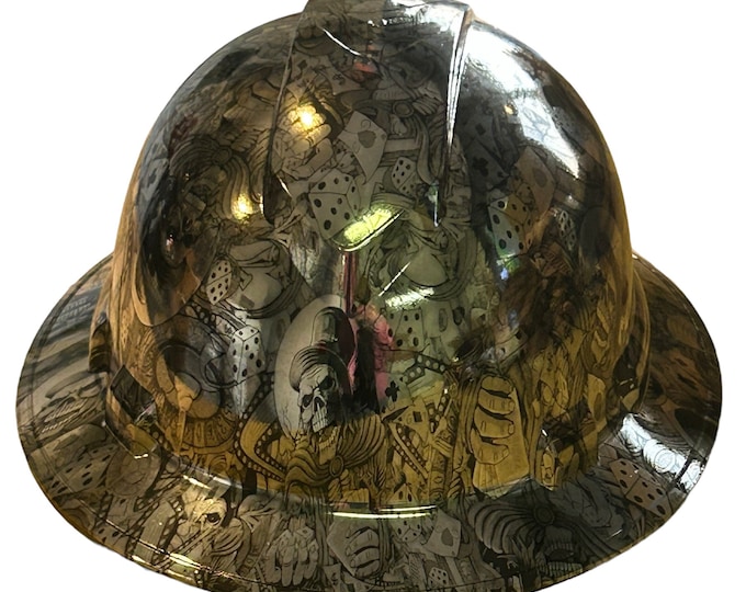 Custom Ridgeline Full Brim Hard Hat Chrome Gambler