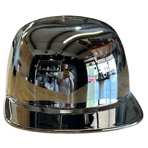 Casco novedoso Mike&#39;s Pro Lids Custom Chrome Flatboy