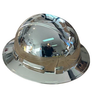 Custom Ridgeline Full Brim Hard Hat Chrome