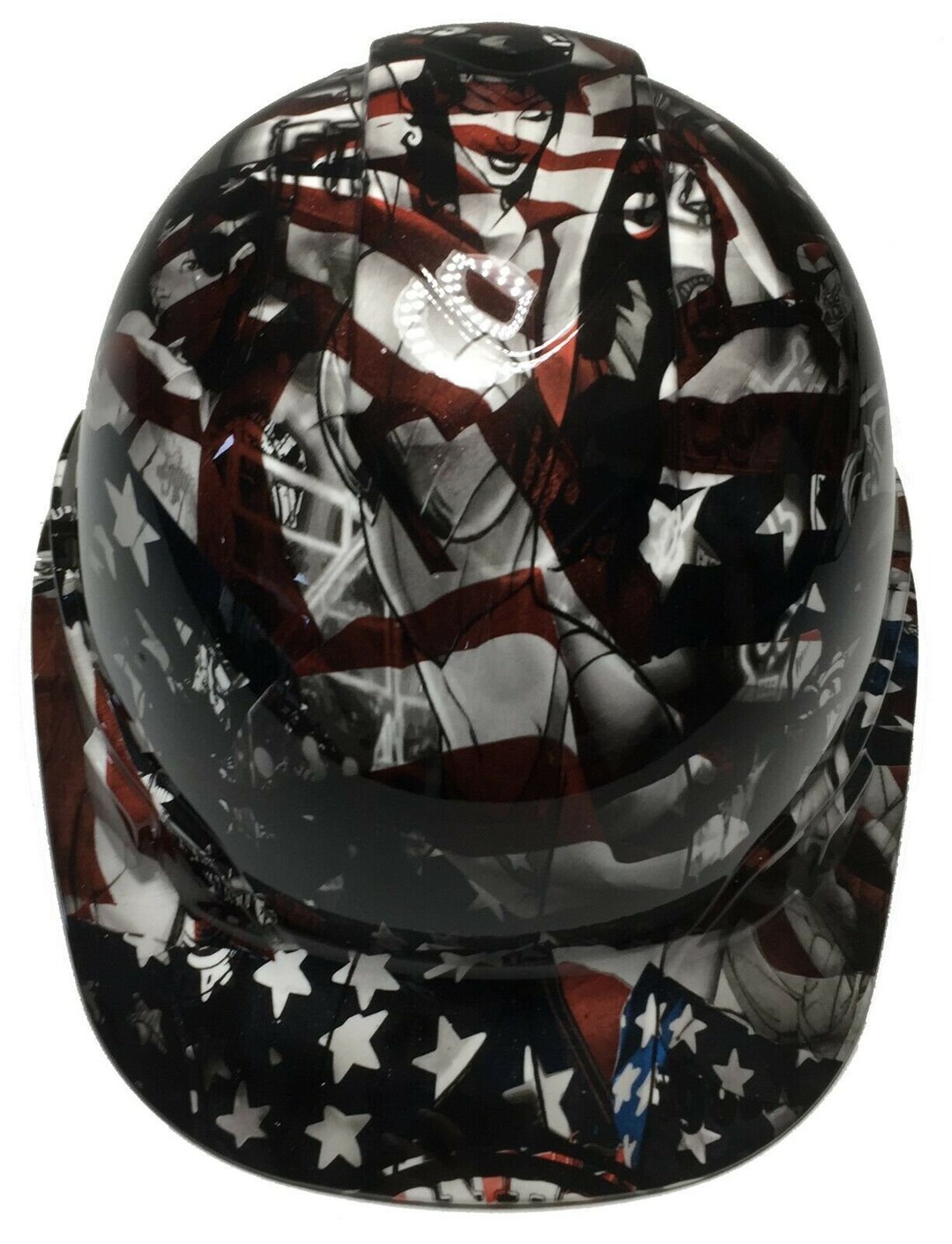 Custom Hard Hat American Flags Fantasy Chic Cap Style Ridgeline Etsy