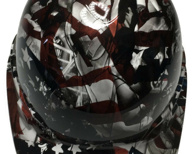 Custom Hard Hat American Flags  Fantasy Chic Cap Style Ridgeline
