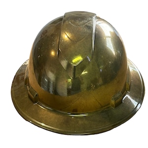 Custom Ridgeline Full Brim Hard Hat Donavon Special Chrome Weathered