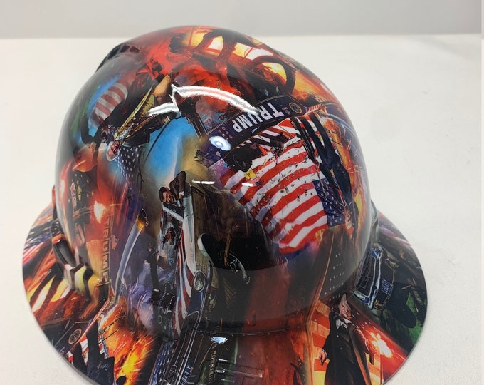 Hydro Dip Trump Lift Briggs HBFC-7G Full Brim Vented Hard Hat