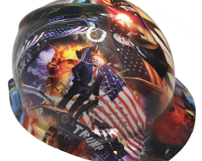Hard Hat MSA V-Gard Cap Style Custom Trump