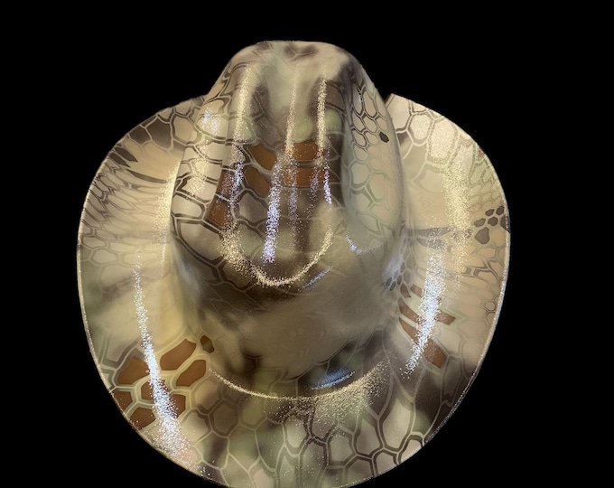 Custom Western Outlaw Kryptek Camo Cowboy Hat