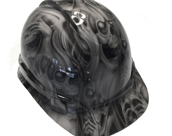 Hard Hat Hydro Dipped Ridgeline Cap Light Gray No Evil Skulls