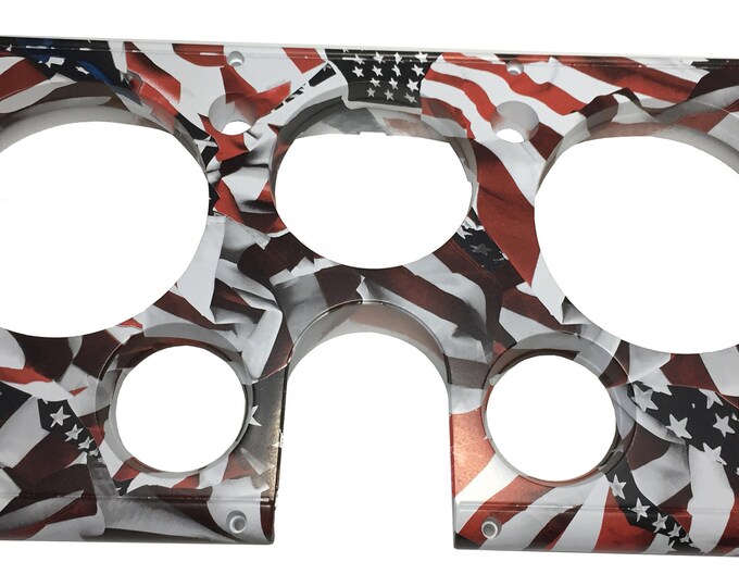 Custom Hydro Dipped American Flag C10 GM Dash Bezzel 67-72