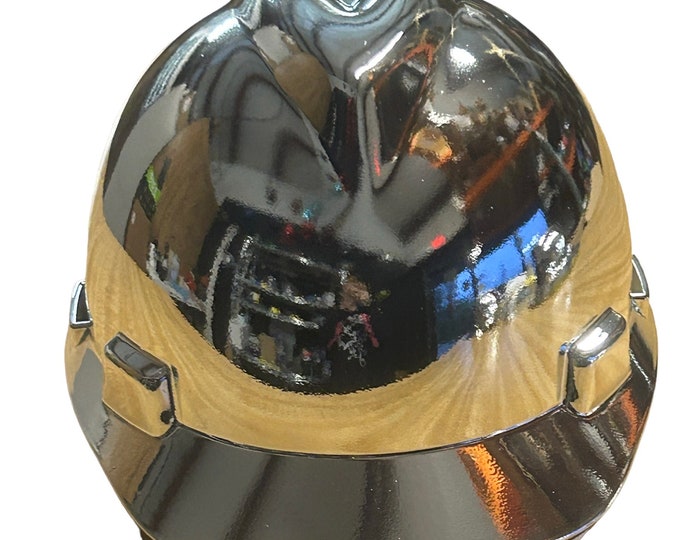 Hard Hat MSA V-Gard Cap Style Custom Chrome