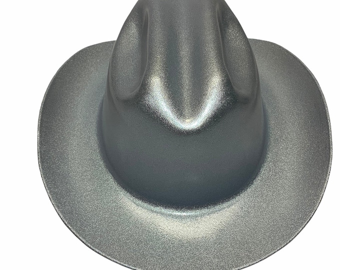 Custom Hydro Dipped Western Outlaw Silver Pearl Cowboy Hat