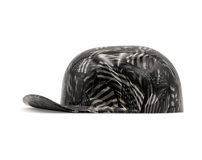 Custom White Negative Flags Doughboy Mikes Pro Lid novelty helmet