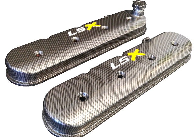 Custom Hydro Dipped LS Valve Covers 241405 Carbon Fiber With Etsy