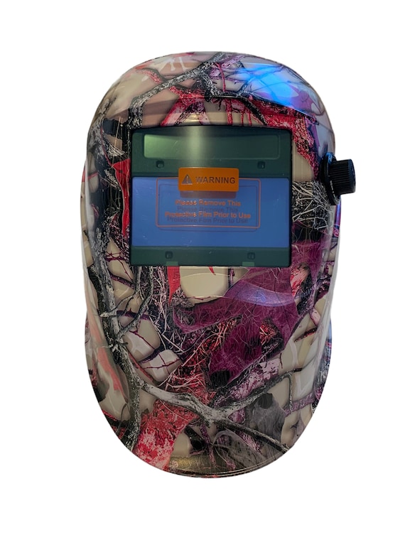 Hydro Dipped Custom Welding Helmet AUTO DARK WHAM10 Series Foxy lady