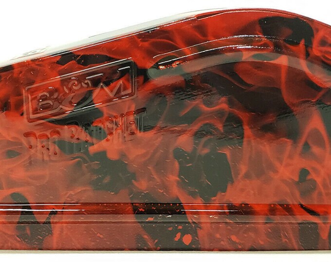 Custom B&M Shifter Covers Hydro Dipped Red Flames