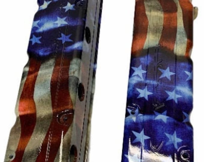 Valve cover GM LS 241-175 chev logo two-piece hydro dipped in grand union pattern