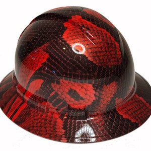Custom Hard Hat Boa Hydro Dipped Full Brim Ridgeline
