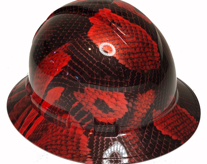 Custom Hard Hat Boa Hydro Dipped Full Brim Ridgeline