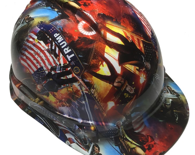 Hard Hat Ridgeline Cap Style Custom Trump Hydro Dipped