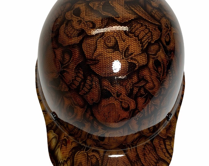 Custom Hard Hat Insanity Skulls MSA SkullGard Cap Style