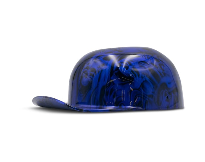 Custom Kandy Blue No Evil Skulls Doughboy Mikes Pro Lid novelty helmet