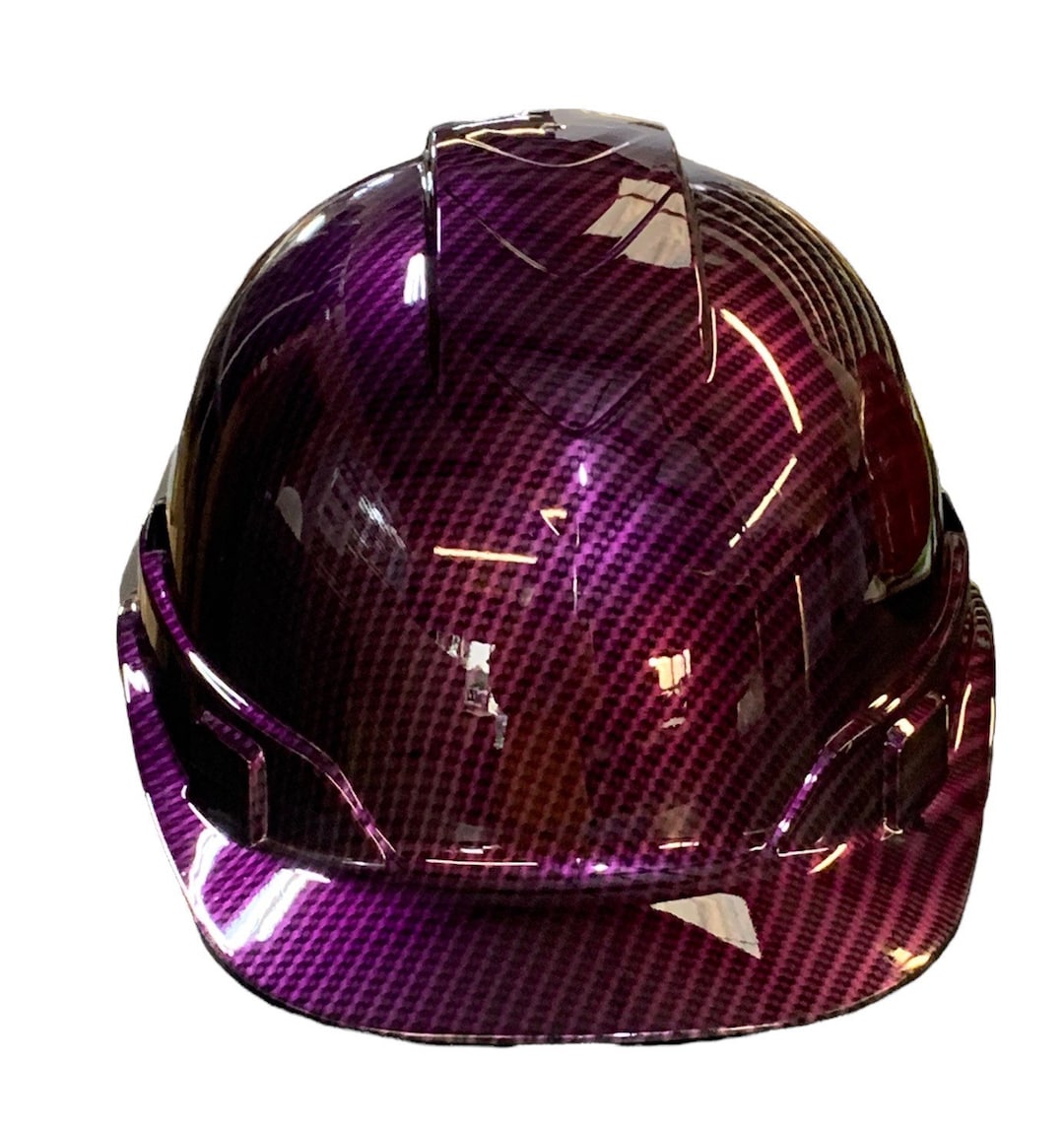 Custom Hydro Dipped Carbon Fiber Kandy Purple Hard Hat Ridgeline