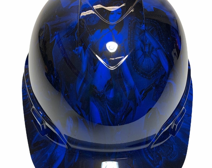 Hard Hat Ridgeline Cap Style Custom Vented Blue Fantasy Girls