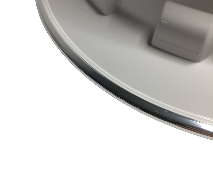 Hard Hat Chrome EdgeGard For Full Brim Hard Hats (EDGEGARD ONLY)