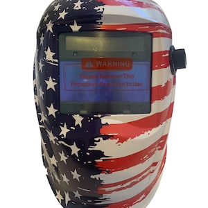 Hydro Dipped Custom Welding Helmet AUTO DARK WHAM10 Series BattleWorn Color